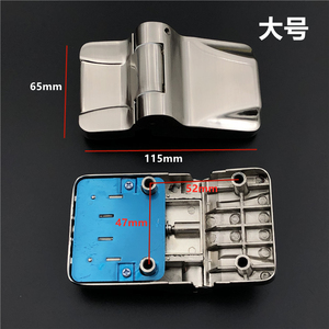 Bisagra hidráulica silenciosa con amortiguación para puertas de inodoros públicos, accesorio de ferretería para cierre automático, tamaños grande, mediano y pequeño - Product Image 1