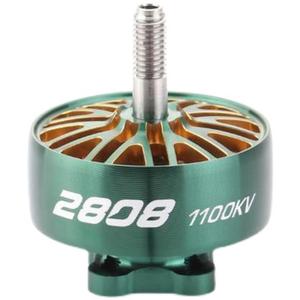 มอเตอร์ไร้แปรงถ่าน Mamba System 2808 Green Gold Edition 1100KV สำหรับโดรน RC ขนาด 7 นิ้ว - Product Image 4