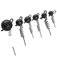Nouveaux leurres de pêche Flexhead 5g-50g vis plomb fixe tête plombée plombs brochet ver souple alose nageur pour les espèces cibles de carpe