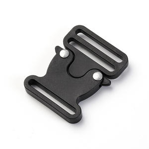 Boucle à dégagement latéral en plastique noir 30 mm pour sacs, accessoire de sangle réglable - Product Image 2