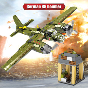 Bloques de Construcción Educativos DIY Iron Empire, Juguete de Construcción para Niños, Avión Bombardero - Product Image 3