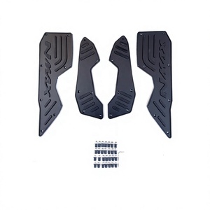 Repose-pieds antidérapants en aluminium CNC noir pour moto, ensemble de pédales pour NMAX155 modèle 25-26, amélioration de la version d'origine - Product Image 1