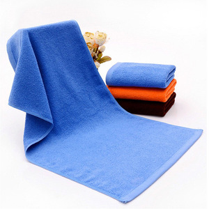 Serviettes de toilette en coton pur colorées 35x75 cm, utilisation hôtelière et en salon de beauté, sans peluches, logo personnalisé disponible - Product Image 1