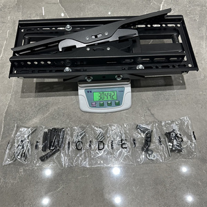 CP402 Support TV rabattable pivotant jusqu'à 110Lbs <span class=keywords><strong>Bras</strong></span> articulés doubles Support TV Support mural de télévision rétractable - Product Image 3