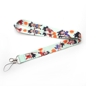 Día caliente Venta al por mayor Anime Diseño Dibujos animados Dragon Ball <span class=keywords><strong>Goku</strong></span> Lanyard Anime ID Card Key Phone Llavero Lanyards - Product Image 6