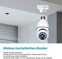 Ptz Camera Surveillance Exterieur Hot Sale A6 Light Bulb Camera hd Wifi Smart Camara E27 Home Security Cctv Camera