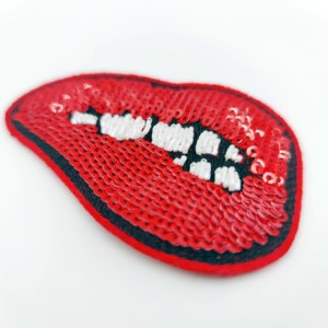 Bulk Heat Press 3d Custom Badges,Sequin Embroidery <b>Patch</b> <b>Sew</b> Iron <b>on</b> for Clothing - Product Image 2
