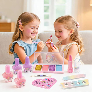 Cosmétiques pour enfants en gros, coffret de maquillage réel pour filles, fabricant OEM, prix de gros, jeu d'imitation, vernis à ongles pelable pour enfants - Product Image 4