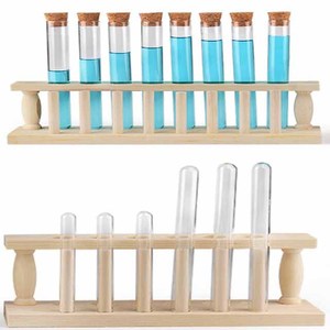 Support de tubes <span class=keywords><strong>à</strong></span> <span class=keywords><strong>essai</strong></span> <span class=keywords><strong>en</strong></span> <span class=keywords><strong>bois</strong></span> pour usage <span class=keywords><strong>en</strong></span> laboratoire, 6, 8, 10 ou 12 trous - Product Image 6