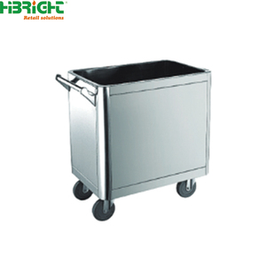 Factory Custom Commercial Food Service Stainless Steel Storage Cart S/S 201/304 Material Mobile Trolley - Product Image 2