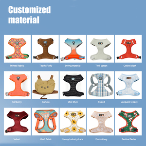 Harnais de luxe pour chien MIDEPET <span class=keywords><strong>K9</strong></span> en polyester, réglable, anti-traction, avec protection anti-explosion, design de logo personnalisé, lavable - Product Image 6