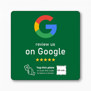 <span class=keywords><strong>Google</strong></span> Review PVC personnalisé <span class=keywords><strong>Google</strong></span> Code QR de support de table NFC pour menu de restaurant Instagram Facebook Whatsapp Linkedin - Product Image 1