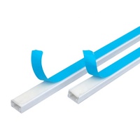 En gros Ignifuge Blanc PVC Câble Électrique Canal avec accessoires