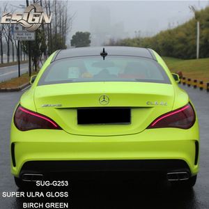 UMC202 rollo de película de envoltura de vinilo para coche verde brote de Metal líquido cubierta automotriz cristal brillante 90% protección UV antiarañazos - Product Image 5