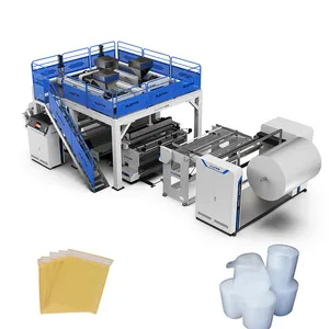 HLFPE-2500 High Capacity Automatic 5 Layers PE Bubble Film Making Extrusion Machine 5 Extruders