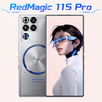 NOUVELLE ARRIVÉE RedMagic 11S Pro Plus 5ème Génération 5G Téléphone Mobile de Jeu Octa Core Écran OLED 2K 144Hz 6,8 Pouces Batterie 8000mAh 80W