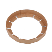Protecteurs d'angle en papier laminé en forme de L Protecteur d'angle dentelé à arc anti-collision Protection des bords en papier de forme spéciale