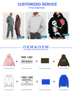 도매 남여 공용 따뜻한 하이 퀄리티 까마귀 운동복 400/500 GSM <span class=keywords><strong>100</strong></span> 면 헤비웨이트 양털 직물 운동복 - Product Image 5