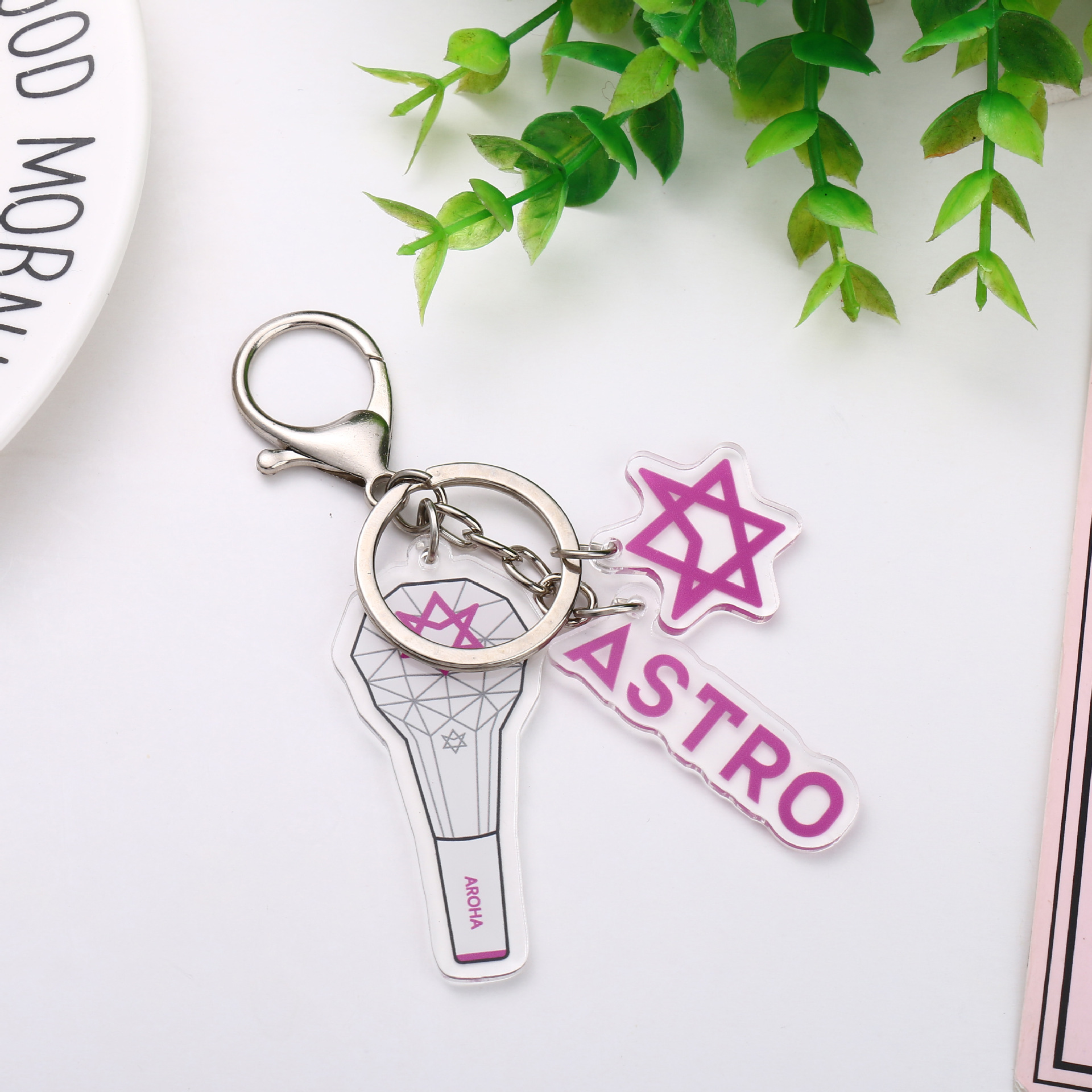 KPOP ASTRO IVE NMIXX ATEEZ Light Stick Keychains - Fans' Gifts