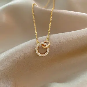 Stainless Steel Friendship Necklace Fashion Jewelry Necklaces Dainty Gold Plated Necklace