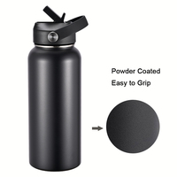 Meilleure vente : Bouteille d'eau à double paroi, qualité alimentaire, sans BPA, anti-fuite, isotherme sous vide, pour le fitness, la salle de sport, les entraînements, logo personnalisé