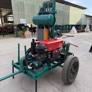 Impianto di perforazione per pozzi d'acqua per la roccia profonda di perforazione con motore Diesel 25hp impianto di perforazione per pozzi d'acqua - Product Image 2