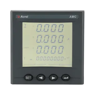 Acrel AMC96L-E4/KC มัลติฟังก์ชั่น ac แผงสามเฟสมิเตอร์ ac มิเตอร์ดิจิตอลสําหรับสถานีฐาน 3 เฟสแผงเมตร