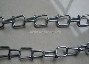 Hoàn toàn tự động duy nhất đôi vòng lặp kim loại con chó thắt nút chuỗi Máy làm - Product Image 4
