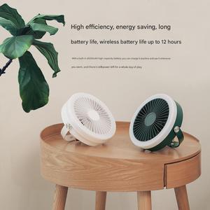Xách Tay Quạt Trần Treo Mini Fan Có Thể Sạc Lại Cho Máy Tính Để Bàn Và Ngoài Trời Thông Minh Quạt Điện Trần Ánh Sáng Điều Khiển Từ Xa - Product Image 3