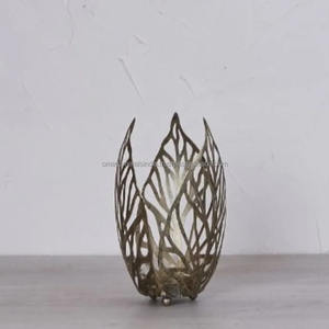 Portavelas decorativo de hoja de linterna de alta calidad Fabricante Venta caliente Portavelas decorativo grande - Product Image 3