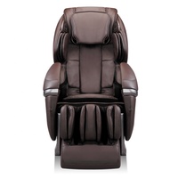 Silla de Masaje Sl-A80-1 de Lujo, Portátil, con Bolsas de Aire, Riel Extra Largo, Masaje Corporal Completo 4D, Gravedad Cero, con Calefacción