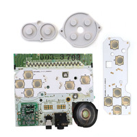 GBA GBC GBP Kit de modification des boutons de film conducteur Tacktile Click a B D-Pad Button Pad pour la console Gameboy Advance Color Pocket
