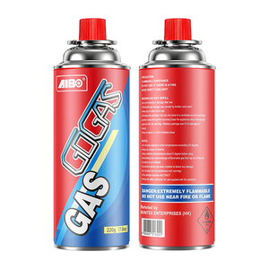Cilindro de gas <span class=keywords><strong>butano</strong></span> purificado para material metálico de camping - Product Image 2