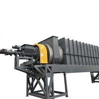 Four de carbonisation horizontale continu BEIDOU pour sciure de bois, moteur sans fumée, ligne de production de charbon écologique, haute capacité 0,5-2