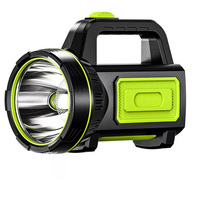 GOLDMORE – lampe de poche à poignée Led en plastique, lampe de secours à Led Rechargeable avec chargeur USB