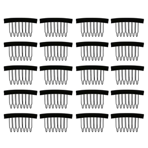 IRUIBEAUTY 95 adet/takım peruk yapma seti siyah örgü kubbe kapaklar saç dokuma ipliği T/C iğneler sıçan kuyruğu tarak elastik bantlar DIY aracı - Product Image 6