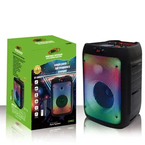 Altavoz चोर लामा एलईडी colorido altavoz luces पीए सिस्टम स्पीकर आउटडोर पेशेवर सक्रिय subwoofer अध्यक्ष 8 इंच