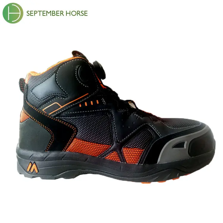 Segurança Botas Calçados Fabricantes Calçados de Segurança Industrial Black EVA OEM Botas Inverno para Homens Sapatos De Segurança Malha 500 Pares