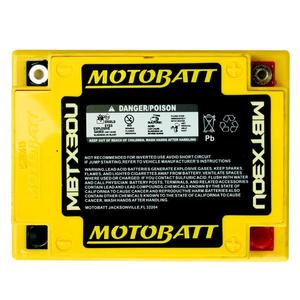 แบตเตอรี่มอเตอร์ไซค์ Motobatt รุ่น MBTX30U 12V 32Ah AGM ไม่ต้องบำรุงรักษา - Product Image 1