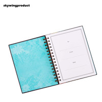 Carnet personnalisé Skywing de haute qualité, 6 x 8,25 pouces, grand format, inspirant, avec reliure spirale en papier, thème artistique chrétien, 192 pages