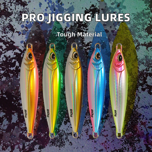 Leurre Artificiel Plombé 18g-80g, Jigs Métalliques de Rivaux Imprimés pour Eau Salée, Leurres Rigides de Jigging, Appâts de Fond pour <span class=keywords><strong>Kingfish</strong></span> - Product Image 6