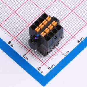 JL15EDGKDHM-25404B01 Plug-in Terminal <b>Block</b> P=2.54mm Connector Plug <b>Screw</b> Fixing 2x4P 2.54mm - Product Image 1