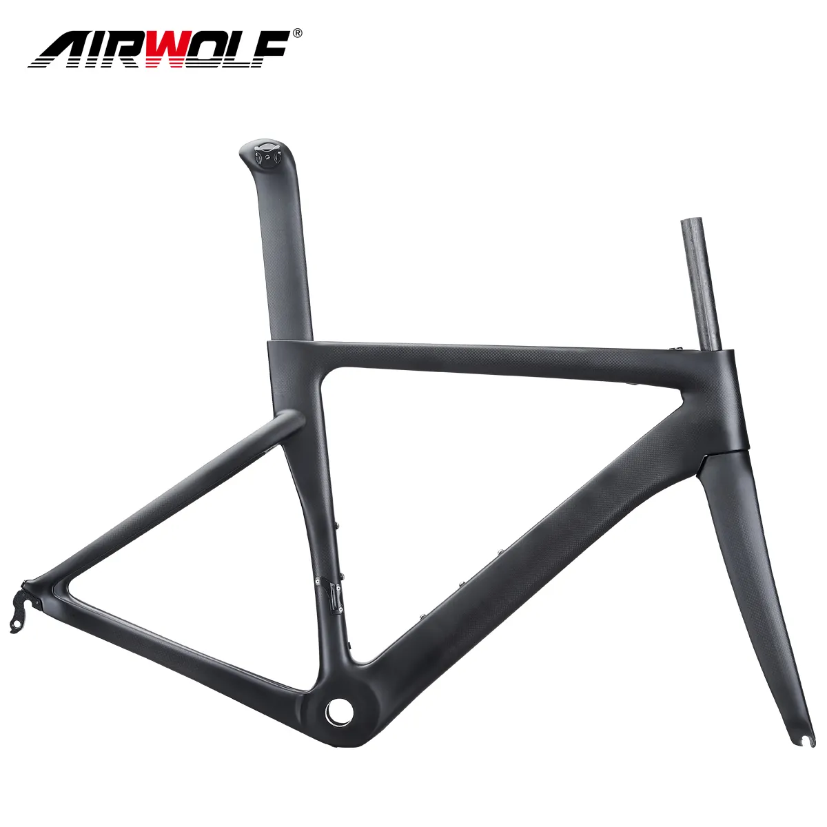 Airwolf quadro de bicicleta de carbono, quadro de bicicleta de carbono di2 e quadro mecânico em tamanho 48/51/54/56cm para bicicleta de estrada