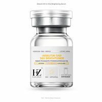 Sérum éclaircissant pour le visage à l'alpha-arbutine 5 ml, vitamine C, acide ellagique, anti-taches brunes, contrôle du sébum, tous types de peau, OEM, étiquette privée