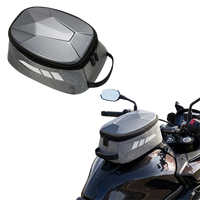 Sac de réservoir d'essence magnétique en EVA, sac de rangement portable pour moto, sac de réservoir de carburant imperméable à coque rigide, bagages de moto