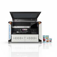 Nouvelle imprimante UV industrielle rotative à 360° pour cylindres, machine d'impression automatique à jet d'encre haute vitesse pour bouteilles, 3 têtes
