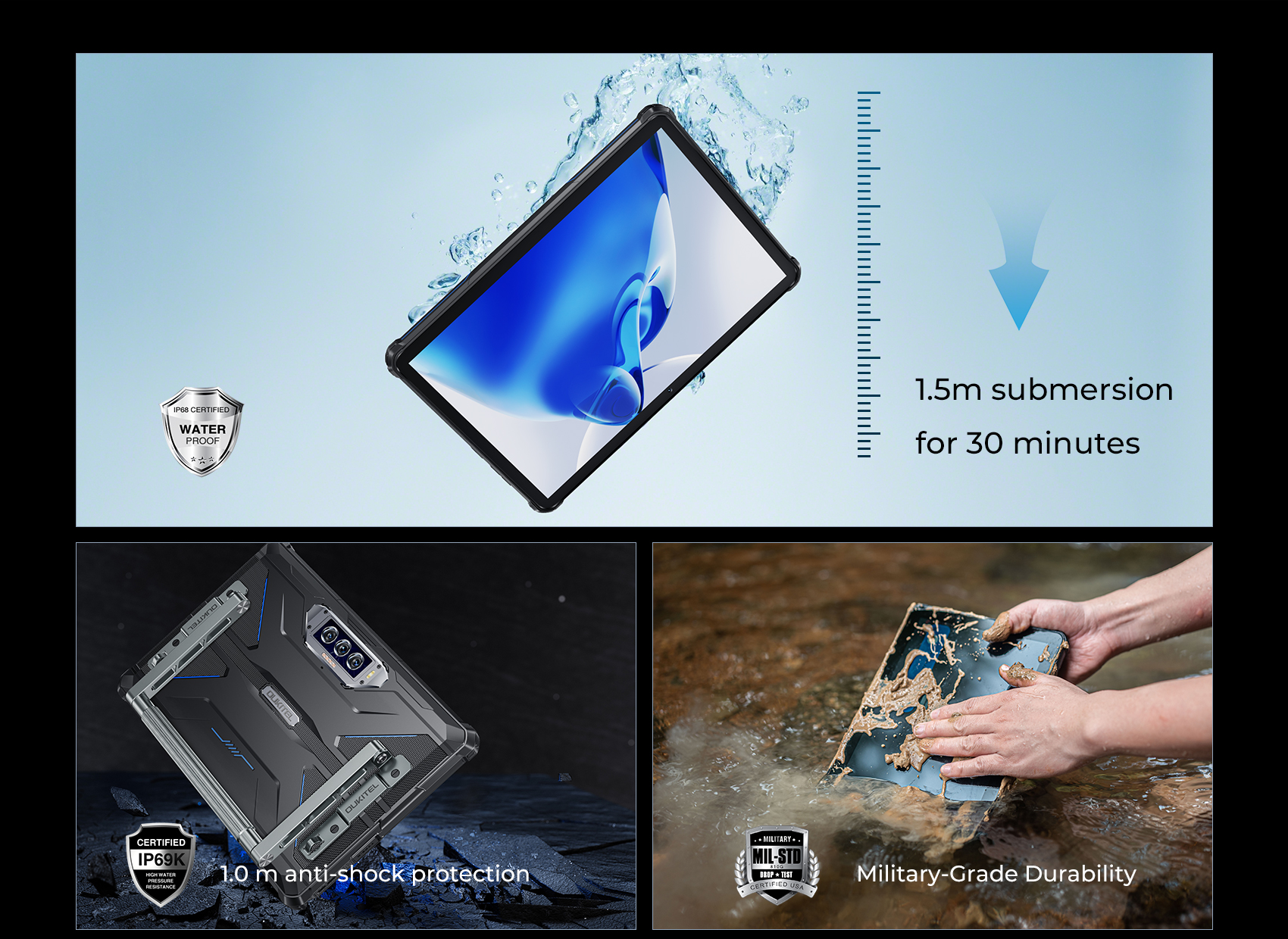 OUKITEL RT7 TITAN 美品 Oukitelが超堅牢5Gタブレット「RT7 Titan」発表、世界最大の