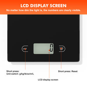 Multifunción <span class=keywords><strong>de</strong></span> vidrio templado Blue Tooth 5Kg Pesaje <span class=keywords><strong>de</strong></span> alimentos Cocina digital electrónica Báscula <span class=keywords><strong>de</strong></span> <span class=keywords><strong>peso</strong></span> <span class=keywords><strong>de</strong></span> cocina - Product Image 2