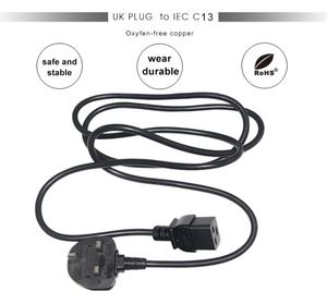 Extensión de servidor Ups Ac Pro de 250v, pieza de repuesto de 3 puntas, resistente, 220v, S19j Asic, salida c19 con cable, 20A - Product Image 3