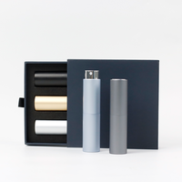Flacon de parfum personnalisé à torsion carré en aluminium rechargeable de 5ml 8ml 10ml 20ml